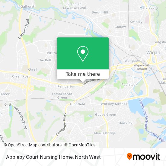 Appleby Court Nursing Home map