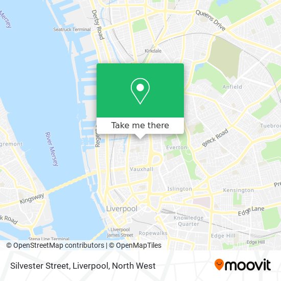 Silvester Street, Liverpool map