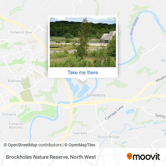 Brockholes Nature Reserve map