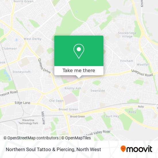 Northern Soul Tattoo & Piercing map