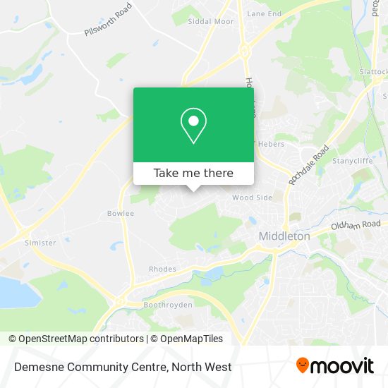 Demesne Community Centre map