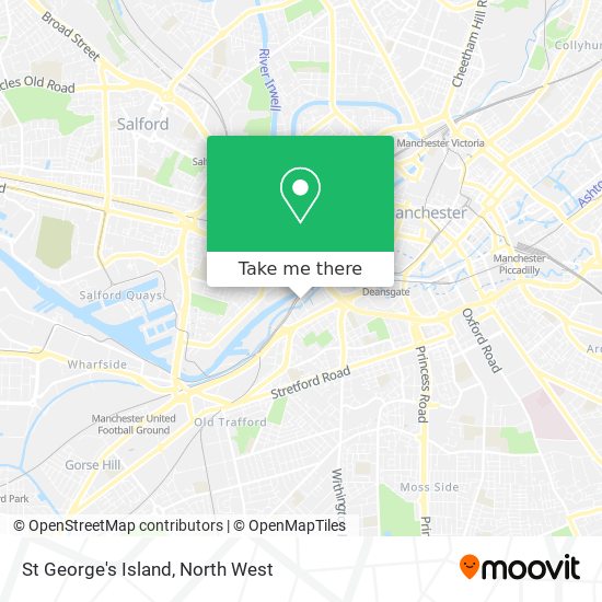 St George's Island map