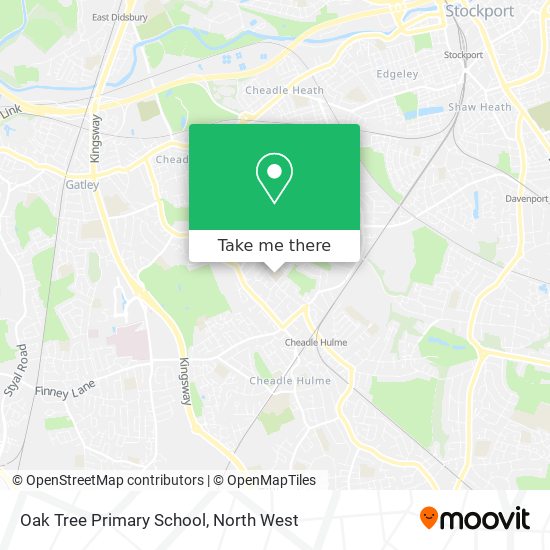 Oak Tree Primary School map