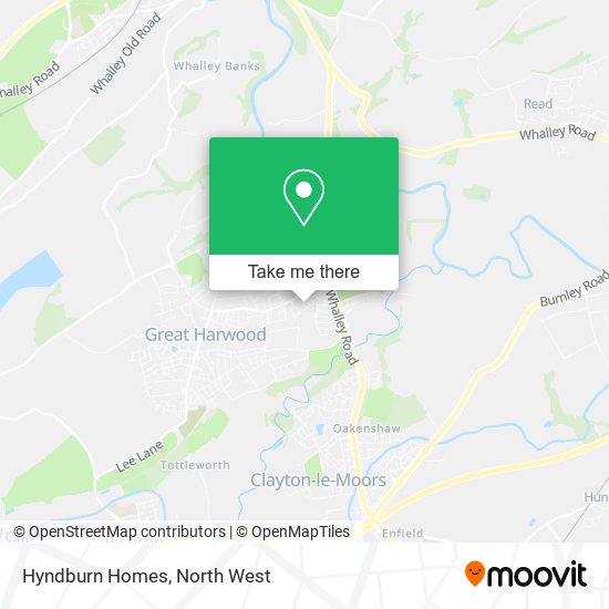 Hyndburn Homes map