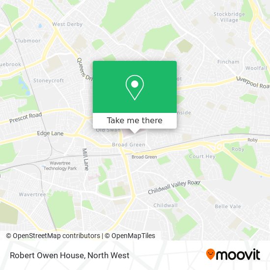 Robert Owen House map