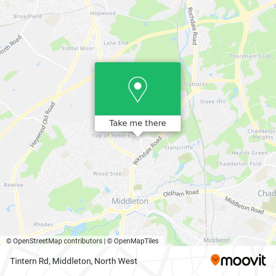 Tintern Rd, Middleton map