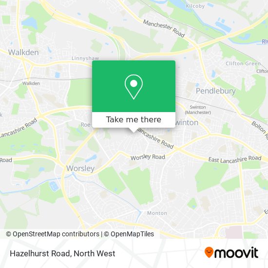 Hazelhurst Road map