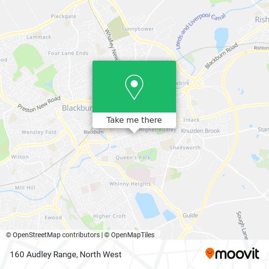 160 Audley Range map