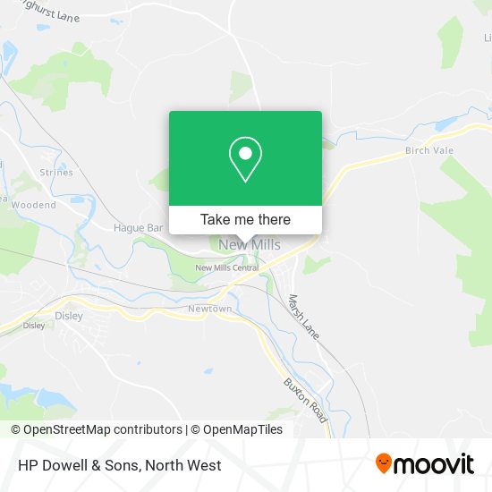 HP Dowell & Sons map