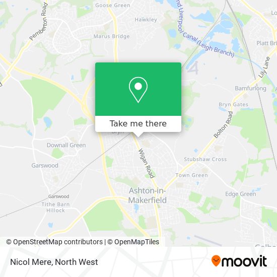 Nicol Mere map