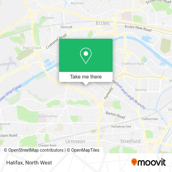Halifax map