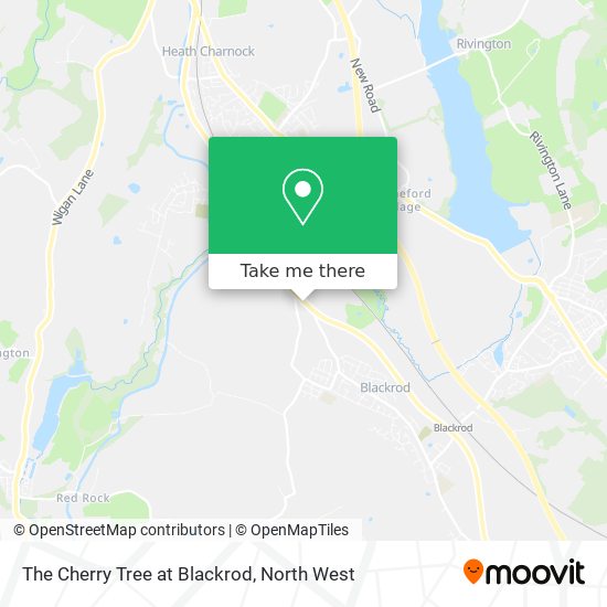 The Cherry Tree at Blackrod map