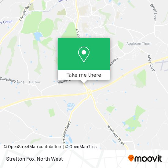 Stretton Fox map