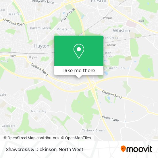 Shawcross & Dickinson map