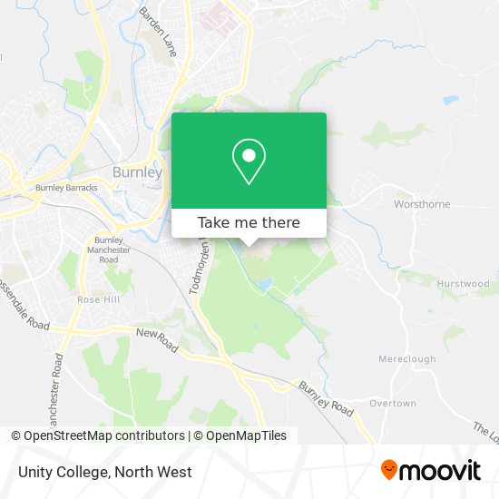 Unity College map