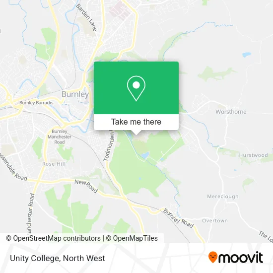 Unity College map