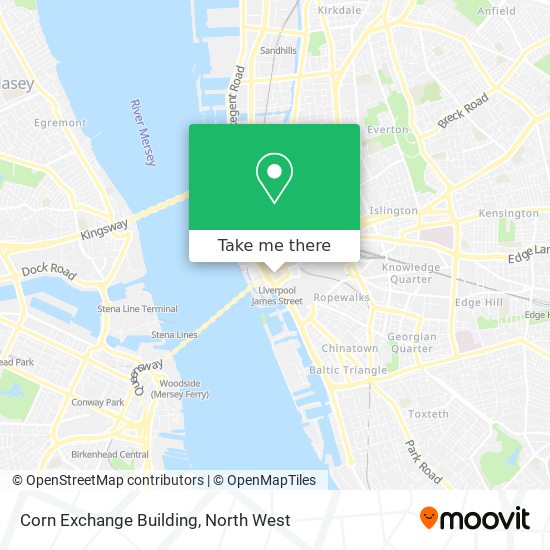 Corn Exchange Building map