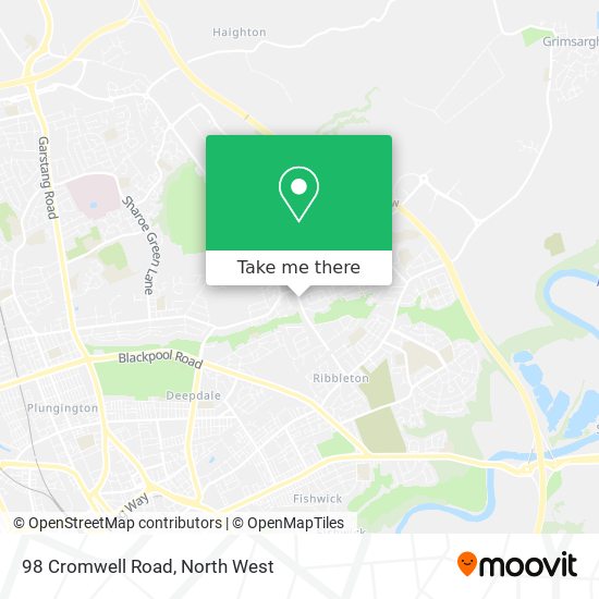 98 Cromwell Road map