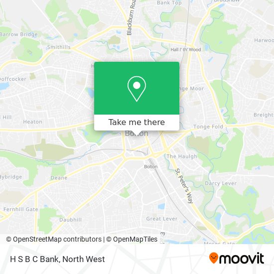 H S B C Bank map