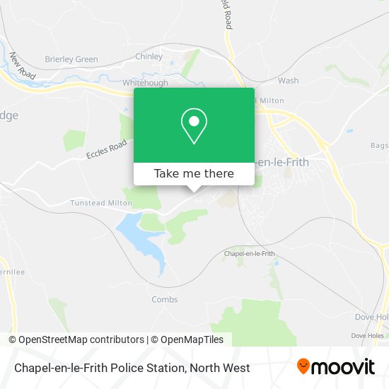 Chapel-en-le-Frith Police Station map