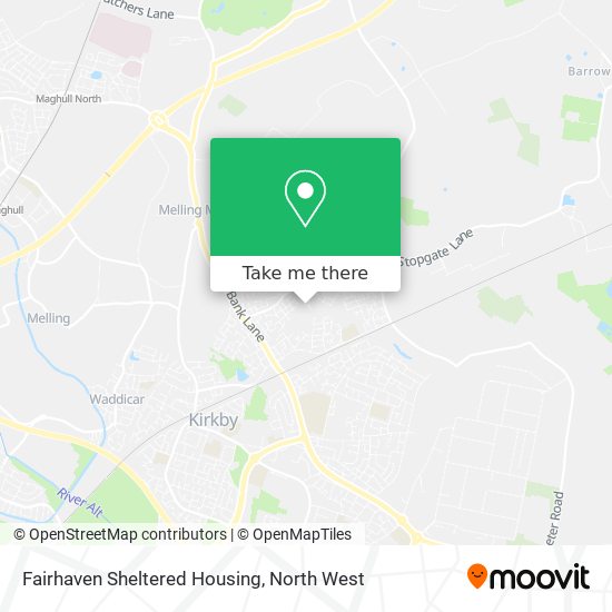 Fairhaven Sheltered Housing map