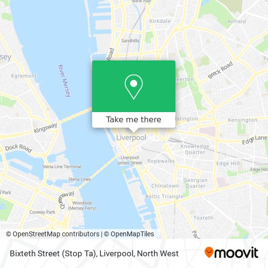 Bixteth Street (Stop Ta), Liverpool map
