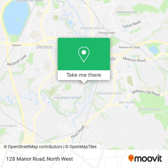 128 Manor Road map