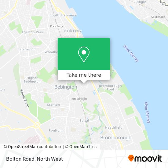 Bolton Road map