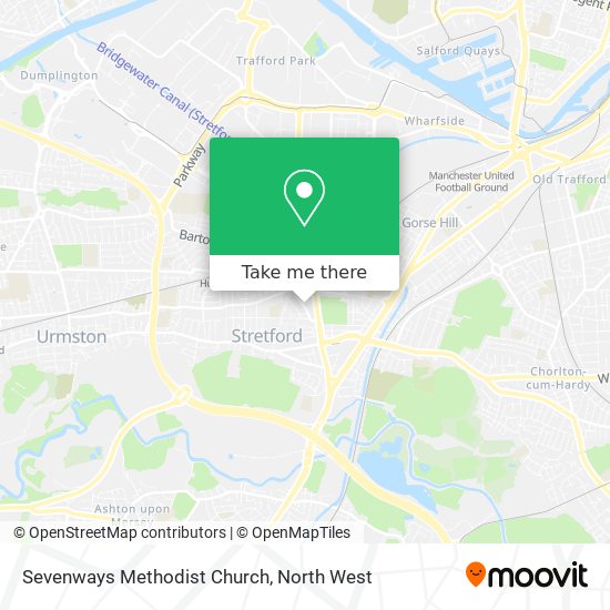Sevenways Methodist Church map