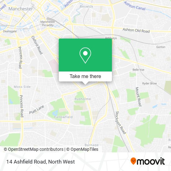 14 Ashfield Road map