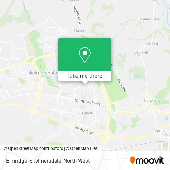 Elmridge, Skelmersdale map