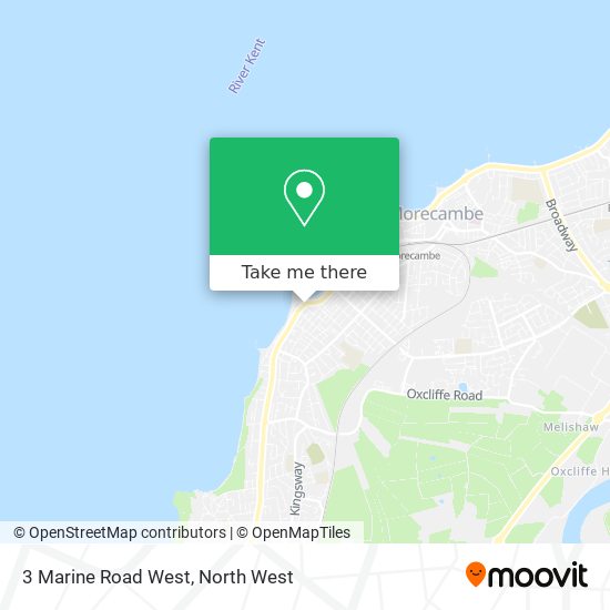 3 Marine Road West map