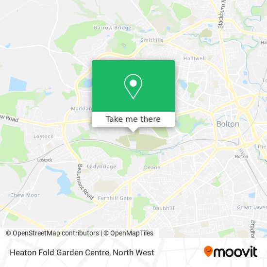 Heaton Fold Garden Centre map