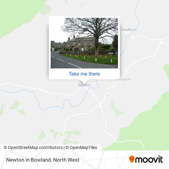Newton in Bowland map