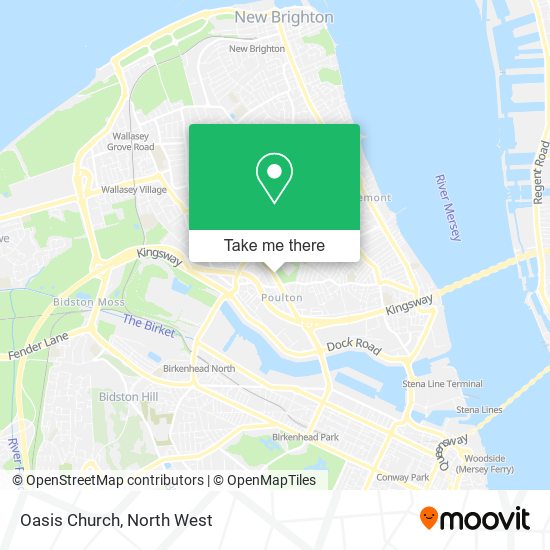 Oasis Church map
