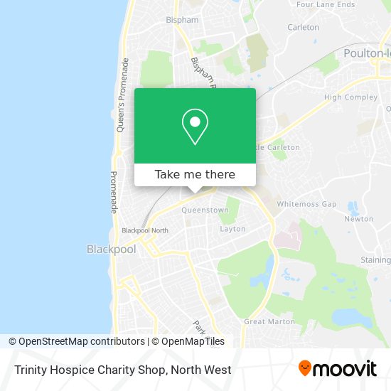 Trinity Hospice Charity Shop map
