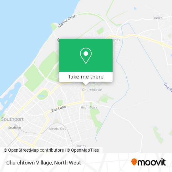 Map Of Churchtown Southport How To Get To Churchtown Village In Southport By Bus Or Train?