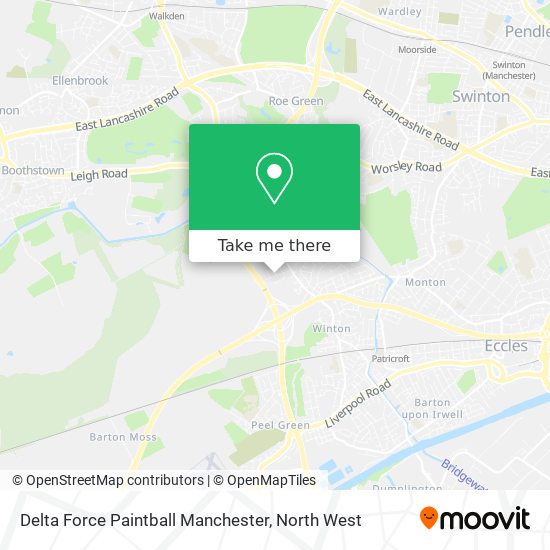 Delta Force Paintball Manchester map