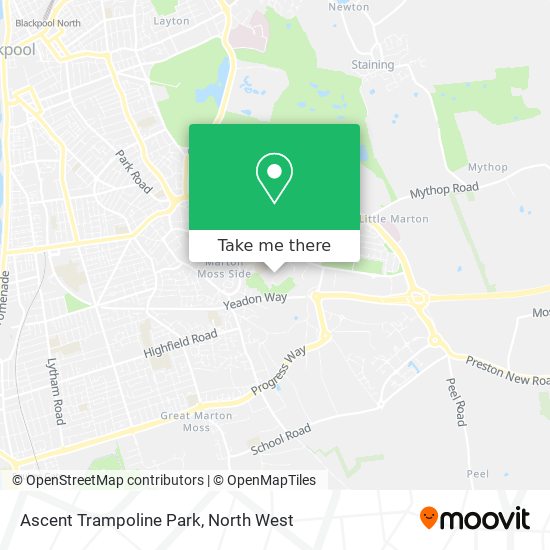 Ascent Trampoline Park map