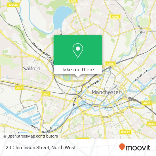 20 Cleminson Street, Salford Salford map