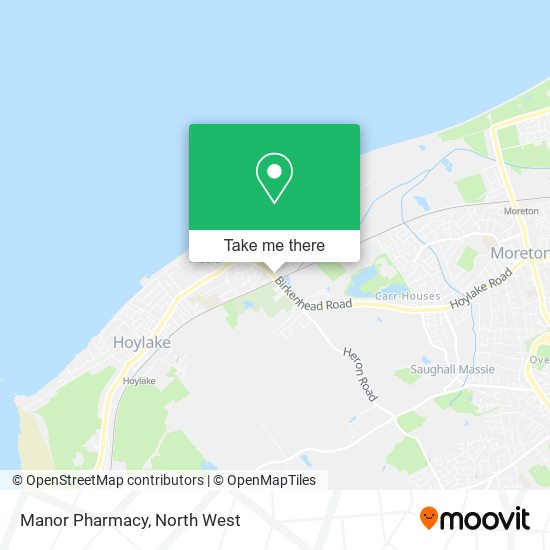 Manor Pharmacy map