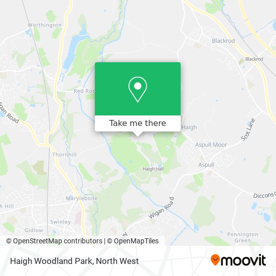 Haigh Woodland Park map