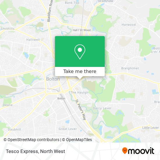 Tesco Express map