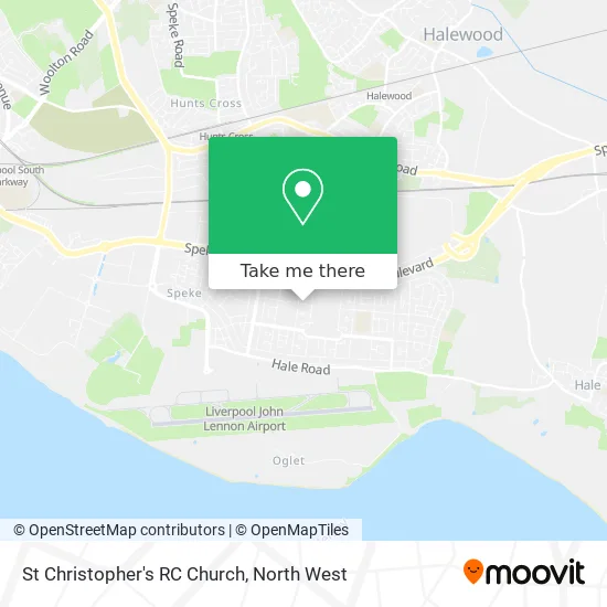 St Christopher's RC Church map