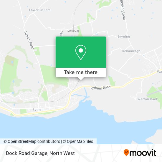 Dock Road Garage map