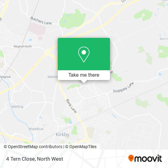 4 Tern Close map