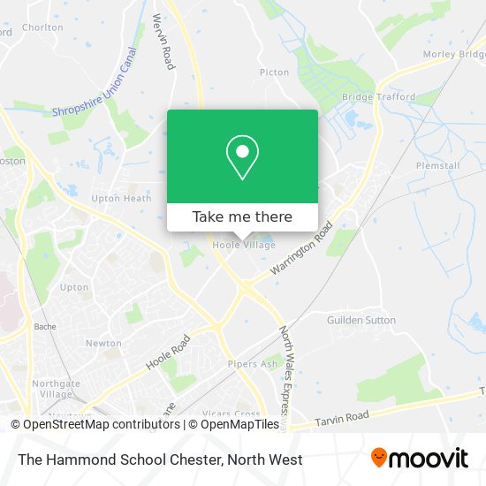 The Hammond School Chester map
