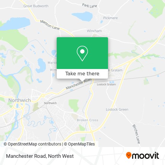 Manchester Road map
