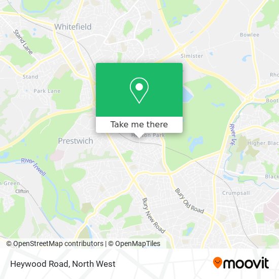 Heywood Road map