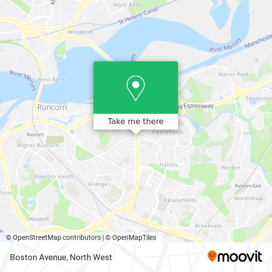 Boston Avenue map